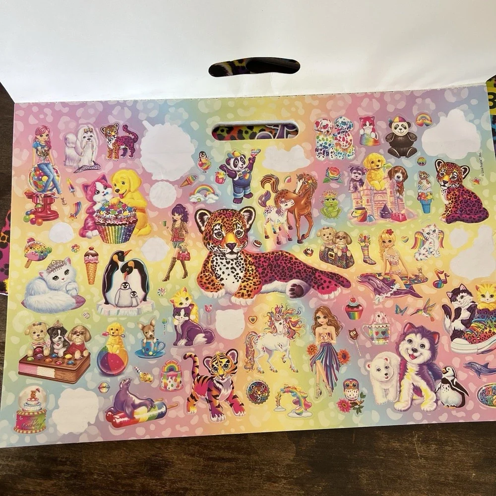 Lisa Frank leopard ones